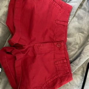 Maurices red shorts